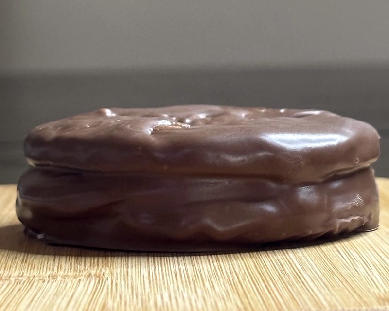 The Choco alfajor, fully coated in chocolate